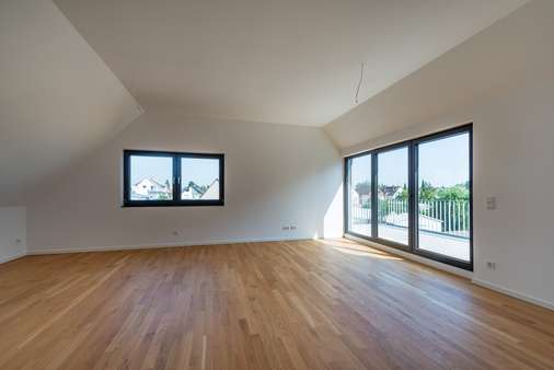 Wohnzimmer - Dachgeschosswohnung in 63303 Dreieich mit 94m² kaufen