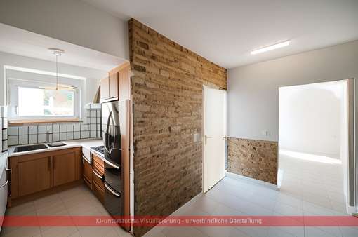 Flur / Küche - Erdgeschosswohnung in 65779 Kelkheim mit 65m² kaufen