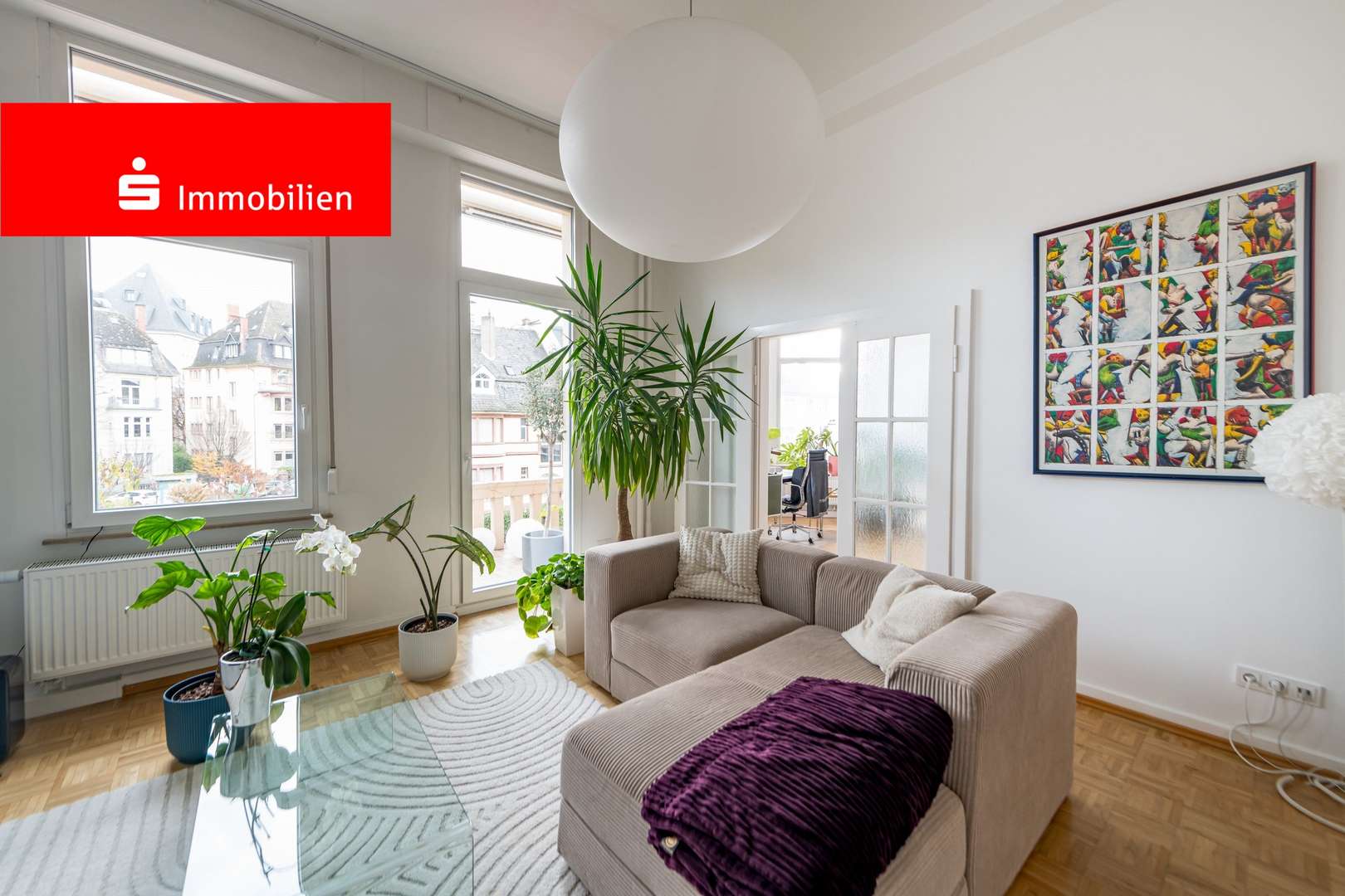 Wohnzimmer Wohnzimmer - Etagenwohnung in 60318 Frankfurt mit 110m² kaufen
