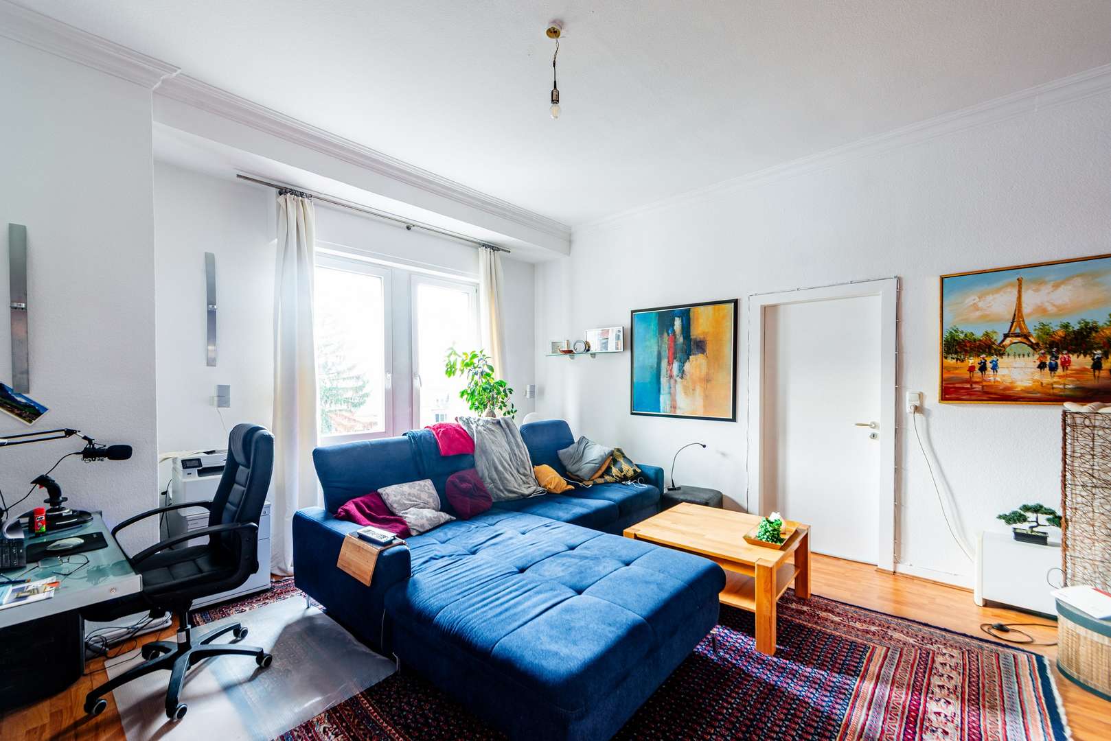 Wohn- und Arbeitszimmer Wohn- und Arbeitszimmer - Etagenwohnung in 60318 Frankfurt mit 75m² kaufen