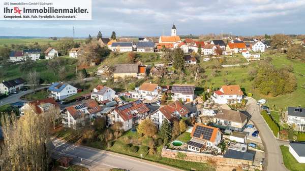 Luftbild  - Maisonette-Wohnung in 78357 Mühlingen mit 88m² kaufen