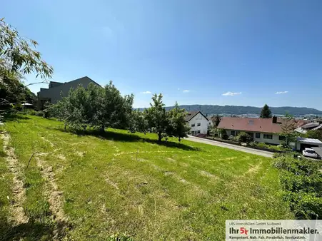 Tolles Baugrundstück in sonniger Wohnlage mit Seesicht