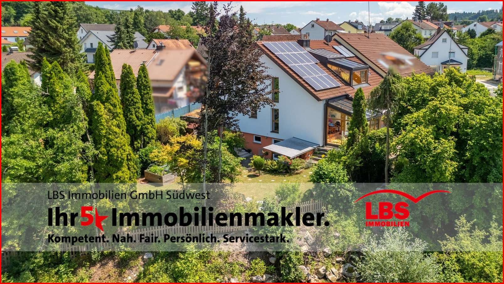 Luftbild Luftbild - Doppelhaushälfte in 78333 Stockach mit 259m² kaufen