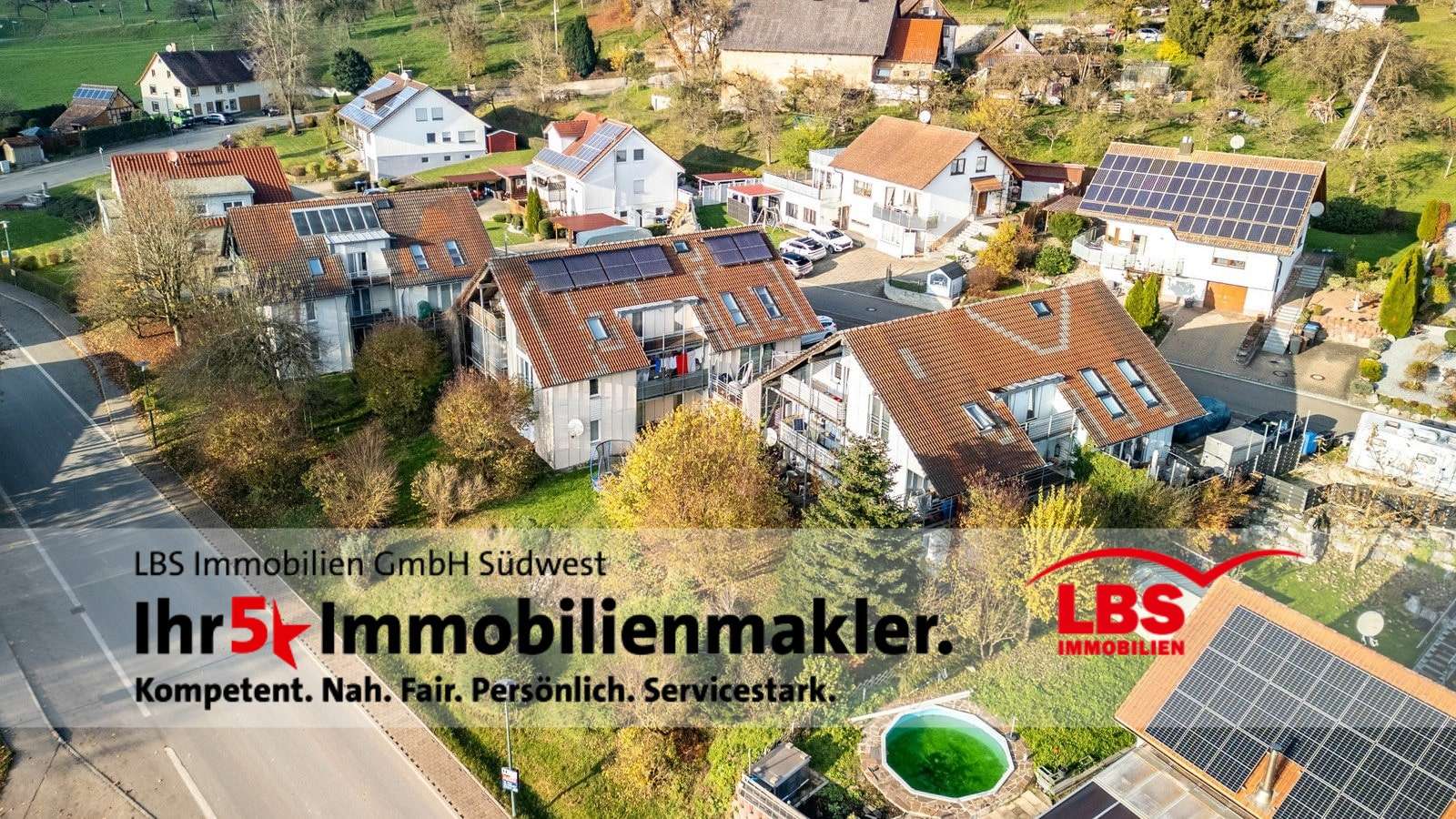 Luftbild Luftbild - Dachgeschosswohnung in 78357 Mühlingen mit 65m² kaufen