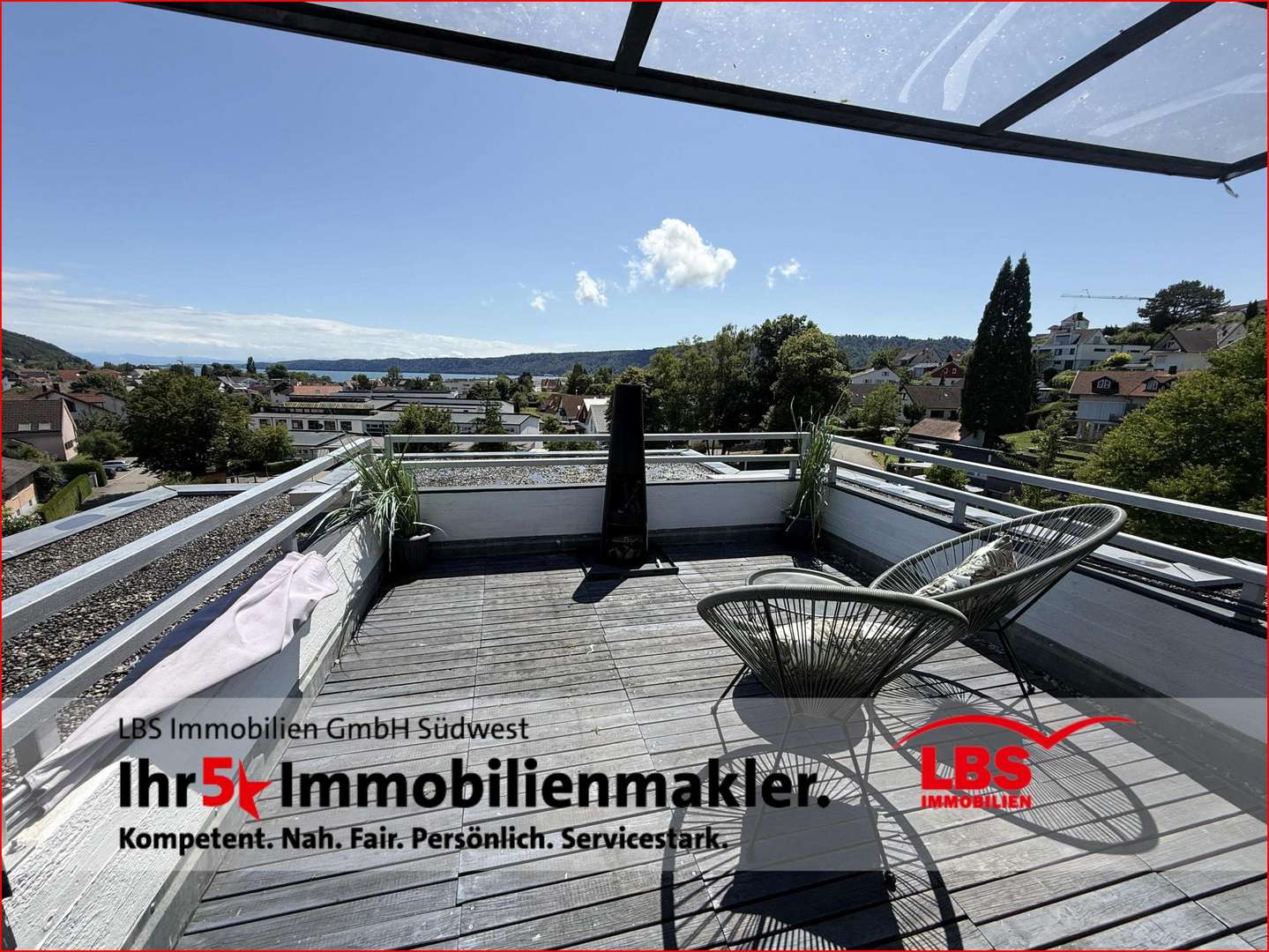 Dachterrasse See- & Alpensicht Dachterrasse See- & Alpensicht - Penthouse-Wohnung in 78351 Bodman-Ludwigshafen mit 140m² kaufen