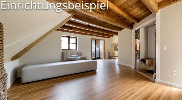 Wohn- und Essbereich DG - Dachgeschosswohnung in 78250 Tengen mit 71m² kaufen
