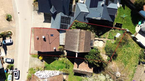 Luftaufnahme - Einfamilienhaus in 78259 Mühlhausen-Ehingen mit 89m² kaufen