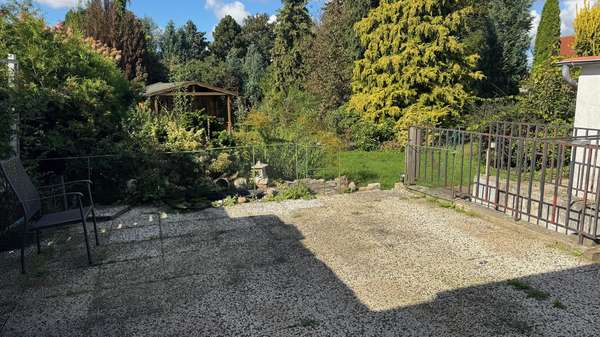 Ansicht Terrassenbereich - Doppelhaushälfte in 24536 Neumünster mit 158m² kaufen