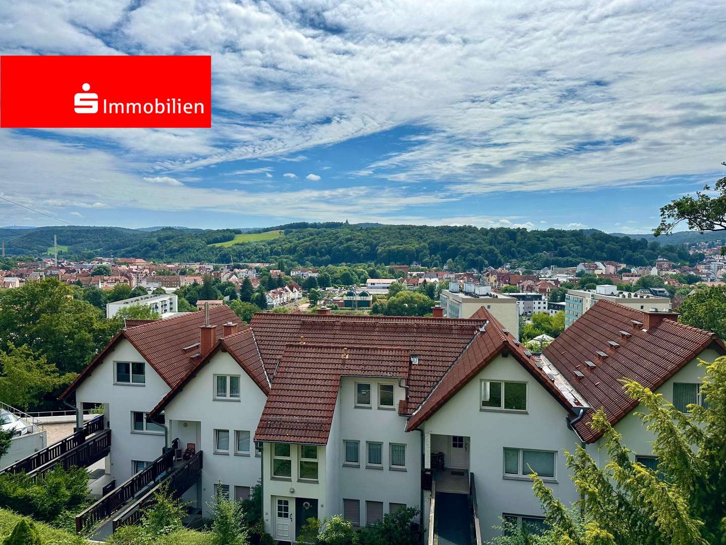 Aussicht nach Westen - Erdgeschosswohnung in 99817 Eisenach mit 93m² kaufen