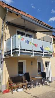 Rückansicht Rückansicht - Doppelhaushälfte in 36433 Bad Salzungen mit 114m² kaufen