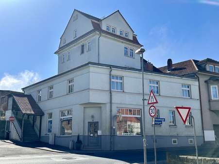 Ansicht Neustadtstraße - Wohn- / Geschäftshaus in 99831 Amt Creuzburg mit 297m² als Kapitalanlage kaufen