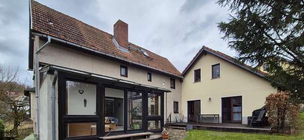 Wintergarten Altbau / Terrasse Anbau - Einfamilienhaus in 36448 Bad Liebenstein mit 160m² kaufen