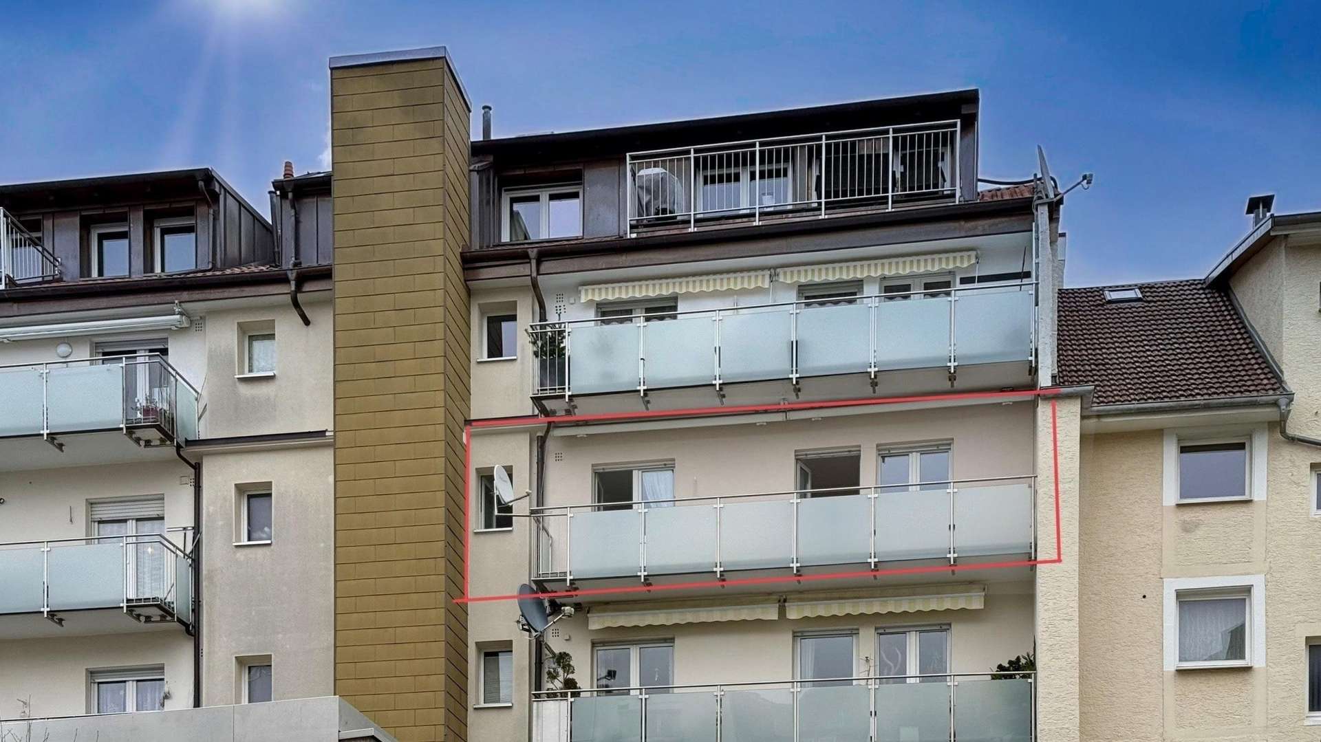 Außenansicht - Etagenwohnung in 76530 Baden-Baden mit 98m² kaufen