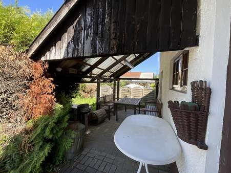 Sitzplatz im Garten - Zweifamilienhaus in 76571 Gaggenau mit 150m² kaufen