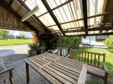 Sitzplatz im Garten - Zweifamilienhaus in 76571 Gaggenau mit 150m² kaufen