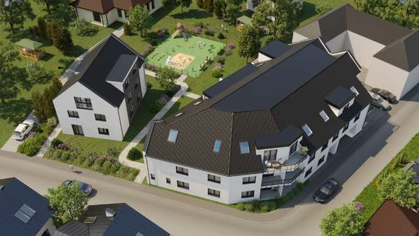 Vogelperspektive - Dachgeschosswohnung in 51143 Köln - Langel mit 75m² kaufen