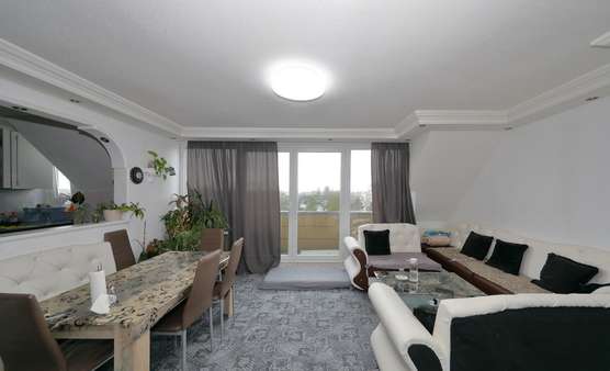 Wohnzimmer Wohnzimmer - Dachgeschosswohnung in 50737 Köln mit 84m² als Kapitalanlage kaufen