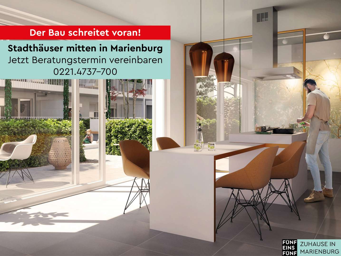 Der Bau schreitet voran! Der Bau schreitet voran! - Stadthaus in 50968 Köln mit 123m² kaufen