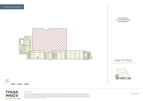Gemeinschaftsgarten - Wohnung in 50765 Köln mit 79m² kaufen