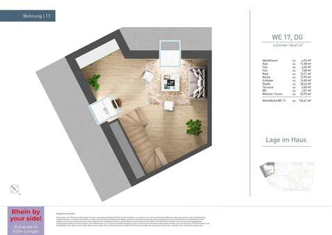 Grundriss WE17_DG Grundriss WE17_DG - Erdgeschosswohnung in 51143 Köln mit 136m² kaufen
