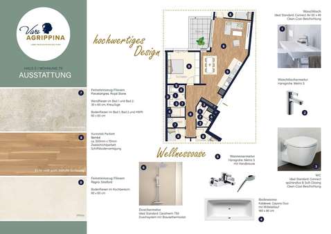 Ausstattung WE 5.79 Ausstattung WE 5.79 - Etagenwohnung in 50668 Köln mit 129m² kaufen