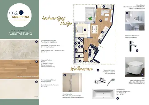 Viva Agrippina: Traumhafte fünf Zimmer mit viel Platz für Ihre Wohnideen