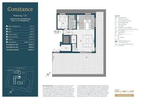 Constance: Traumhaftes Penthouse mit herrlicher Dachterrasse