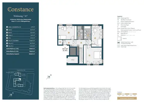 Constance: Traumhaftes Penthouse mit herrlicher Dachterrasse
