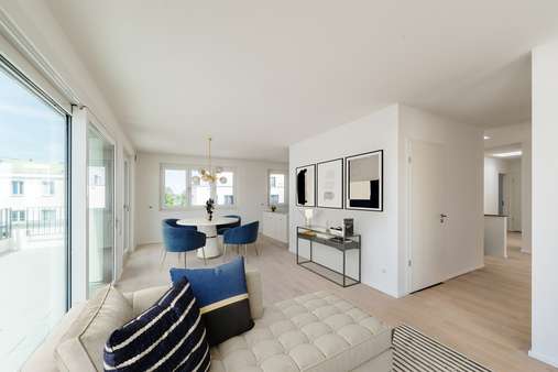 Wohnraum Wohnraum - Penthouse-Wohnung in 53115 Bonn mit 134m² kaufen