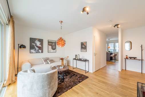 4.OG Offenes Wohnzimmer 4.OG Offenes Wohnzimmer - Maisonette-Wohnung in 53115 Bonn mit 85m² kaufen