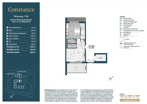 Constance: Penthouse auf zwei Ebenen in fantastischer Lage