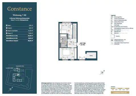 Constance: Penthouse auf zwei Ebenen in fantastischer Lage