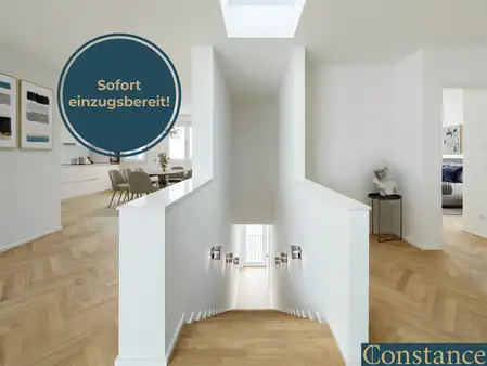 Constance: Traumhaftes Penthouse mit umlaufender Dachterrasse und 5 Zimmern Traumhaftes Penthouse mit 5 Zimmern auf zwei Ebenen in der Südstadt Lichtdurchflutetes Penthouse mit Blick auf die Bonner Südstadt.