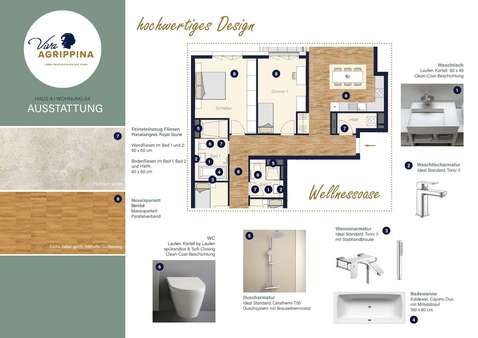 Ausstattung WE 4.64 - Etagenwohnung in 50668 Köln mit 135m² kaufen