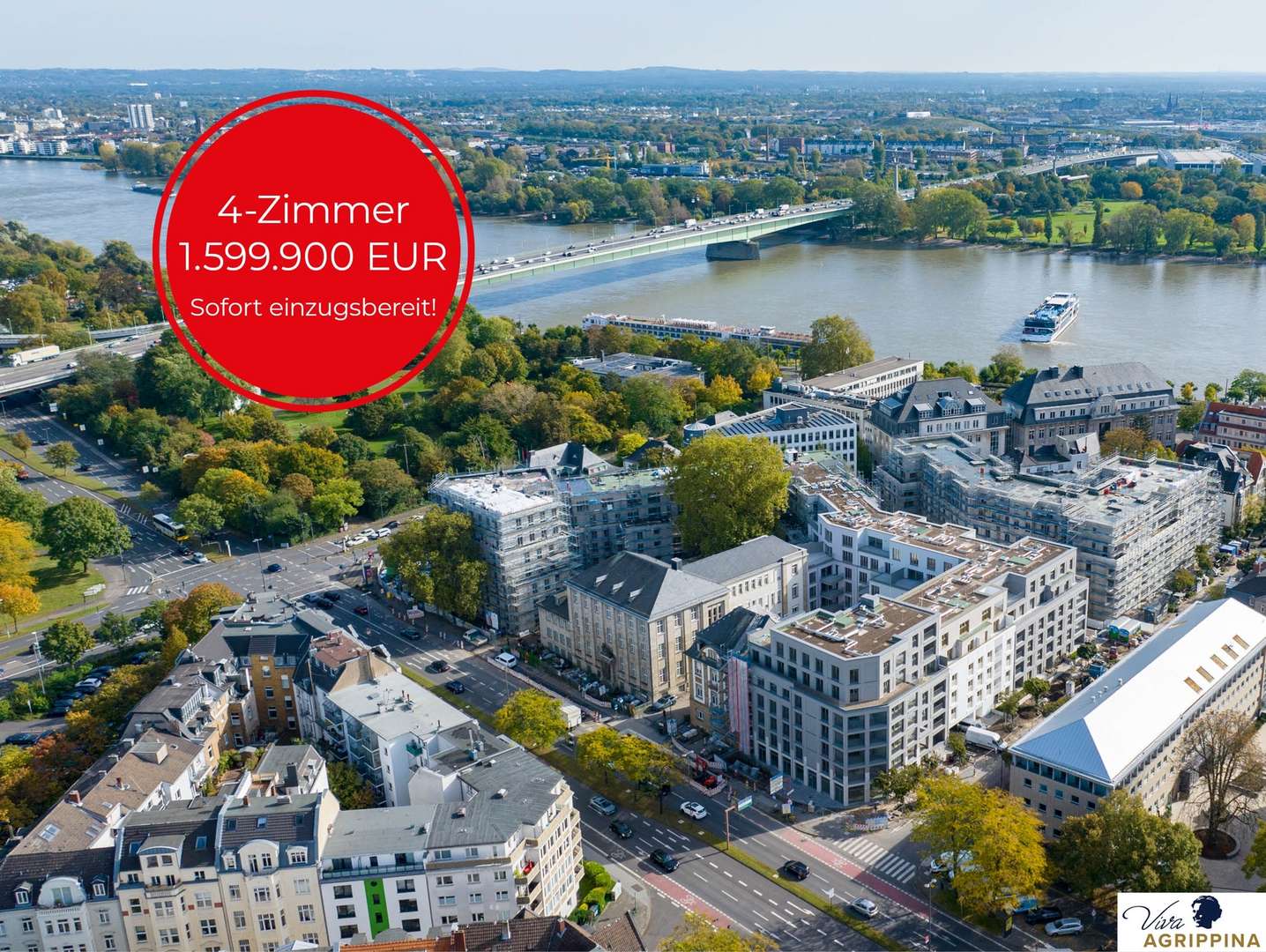 Luftaufnahmen - Etagenwohnung in 50668 Köln mit 133m² kaufen
