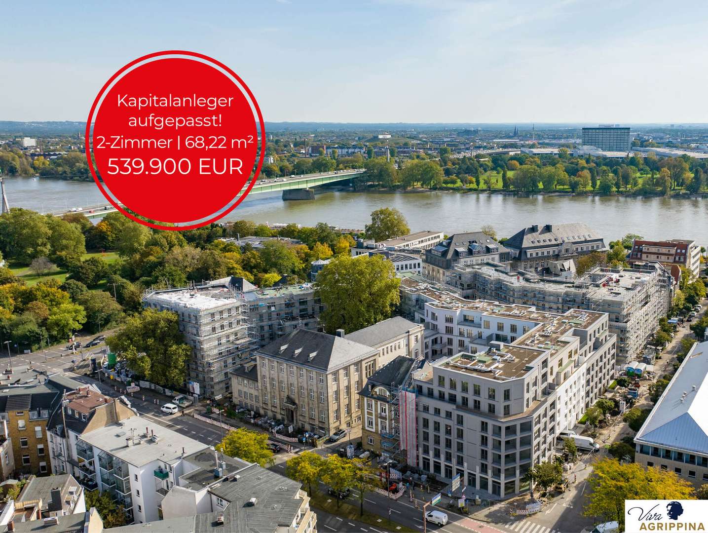 Luftaufnahme Luftaufnahme - Etagenwohnung in 50668 Köln mit 68m² kaufen