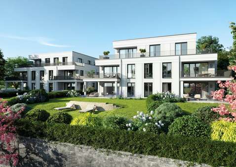 3d-Visu_Ruedigerstrasse_Garten - Dachgeschosswohnung in 53179 Bonn mit 245m² kaufen
