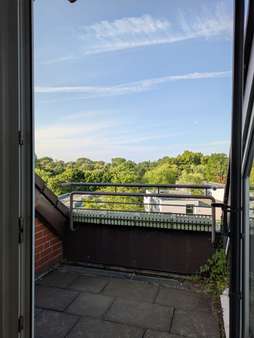 Ausblick Loggia - Maisonette-Wohnung in 40227 Düsseldorf / Oberbilk mit 50m² kaufen