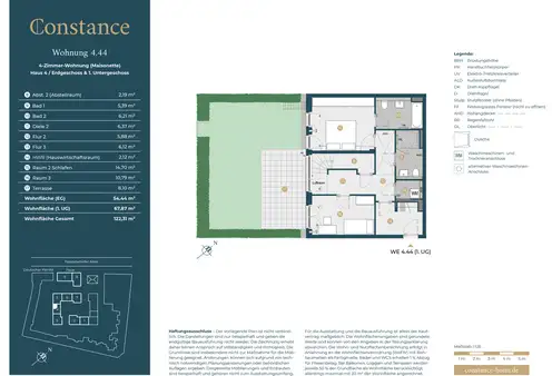 Constance: Zwei Etagen. Ein Lebensgefühl – Ihre Maisonettewohnung zum Ankommen