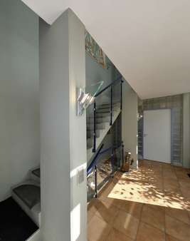 Treppenaufgang EG - Einfamilienhaus in 40699 Erkrath / Unterfeldhaus mit 194m² kaufen