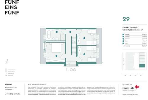 Grundriss SH 29 - 1.OG - Stadthaus in 50968 Köln mit 140m² kaufen