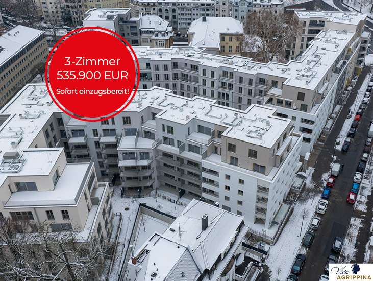 Viva Agrippina_Luftaufnahme - Etagenwohnung in 50668 Köln mit 64m² kaufen
