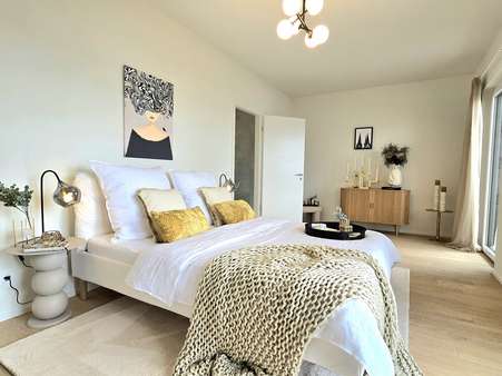 Musterwohnung Schlafzimmer - Etagenwohnung in 50668 Köln mit 75m² kaufen