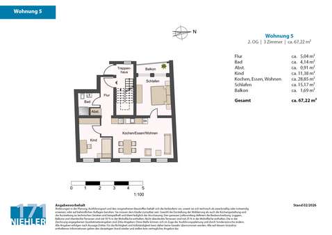 Niehler171_Wohnung 5 - Etagenwohnung in 50733 Köln / Nippes mit 67m² kaufen