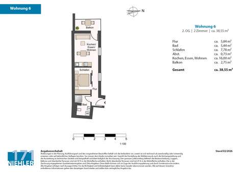 Niehler171_Wohnung 6 Niehler171_Wohnung 6 - Etagenwohnung in 50733 Köln / Nippes mit 38m² kaufen