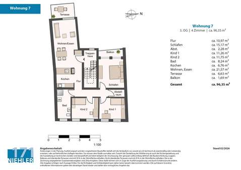 Niehler171_Wohnung 7 - Etagenwohnung in 50733 Köln / Nippes mit 96m² kaufen