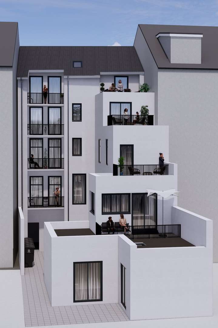 Niehler171_Rückansicht - Etagenwohnung in 50733 Köln / Nippes mit 96m² kaufen