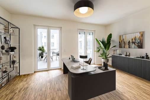 Arbeitszimmer - Etagenwohnung in 50668 Köln - Neustadt-Nord mit 97m² kaufen