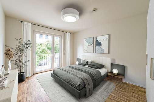 Schlafzimmer - Etagenwohnung in 50668 Köln - Neustadt-Nord mit 97m² kaufen