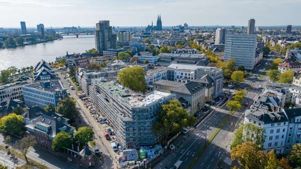 Luftaufnahme - Erdgeschosswohnung in 50668 Köln - Neustadt-Nord mit 67m² kaufen
